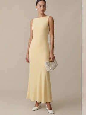 NWT o.p.t Winona Elegant Chiffon Few Moda Dress Medium
